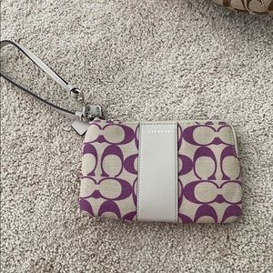 Coach wristlet